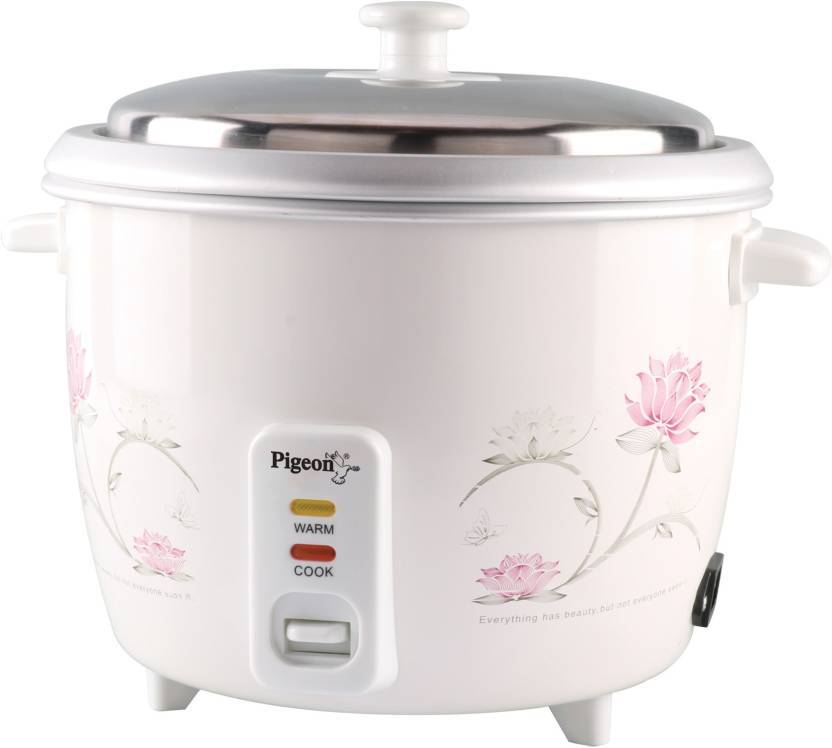 Pigeon 2020 Combo Offers - Blossom 1.8 Electric Rice Cooker + Tawa + Dry Iron Box - KITCHEN MART