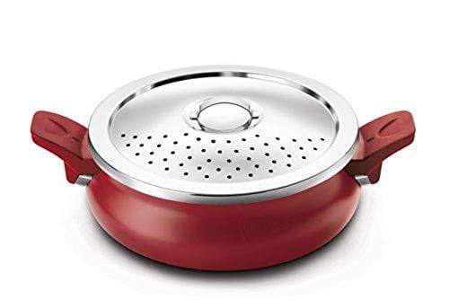 Pigeon All In One Super Cooker, 3 Litres, Red - KITCHEN MART