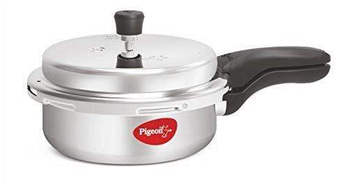 Pigeon by Stovekraft Aluminium Pressure Pan Junior with Outer Lid, 3.5-Litres - KITCHEN MART