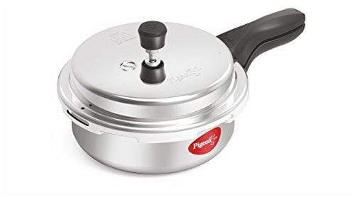 Pigeon by Stovekraft Aluminium Pressure Pan Junior with Outer Lid, 3.5-Litres - KITCHEN MART