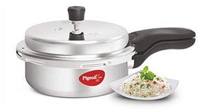 Pigeon by Stovekraft Aluminium Pressure Pan Junior with Outer Lid, 3.5-Litres - KITCHEN MART