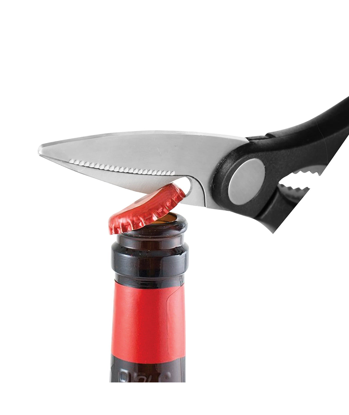 Pigeon by Stovekraft Stainless Steel Multi Purpose Kitchen Scissors (Black and Steel) - KITCHEN MART