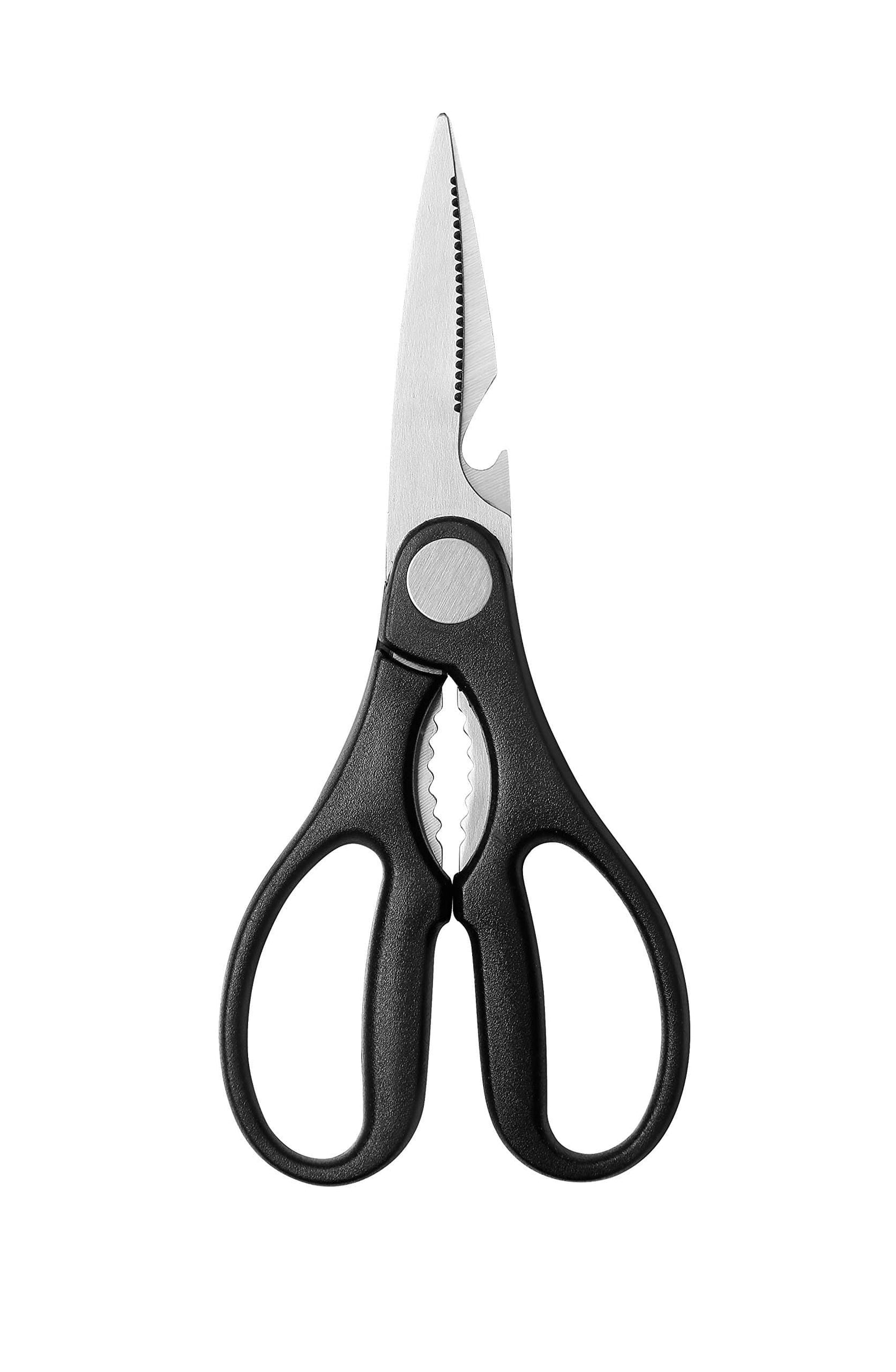 Pigeon by Stovekraft Stainless Steel Multi Purpose Kitchen Scissors (Black and Steel) - KITCHEN MART