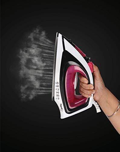 Pigeon by Stovekraft Vigour Max Steam Iron Press Box. Automatic Electric Iron for Wrinkle Free Clothes (1600 Watt) - KITCHEN MART