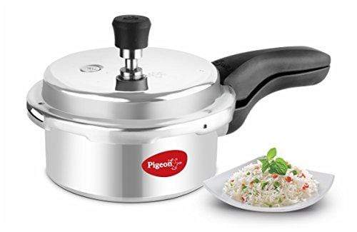 Pigeon Deluxe Aluminium Pressure Cooker, 2 Litres - KITCHEN MART