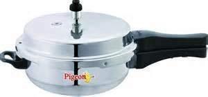PIGEON DELUXE ALUMINIUM PRESSURE PAN WITH LID SENIOR 6LITER - KITCHEN MART