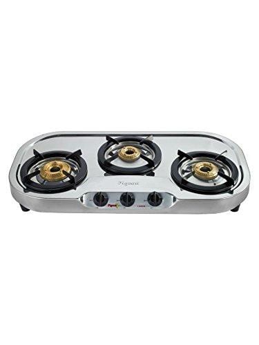 Pigeon Elegance Cook Top 3110 DT LPG Stove, 3 Burner - KITCHEN MART