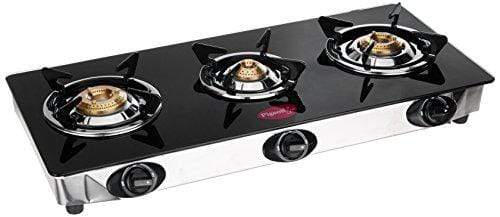 Pigeon Favourite 3 Burner Black Line Cook Top Stove - KITCHEN MART
