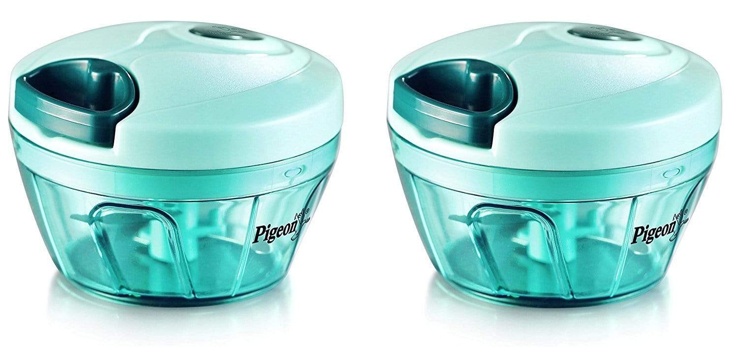 Pigeon Handy Chopper with 3 Blades, Green - KITCHEN MART