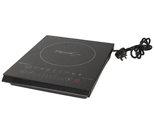 Pigeon Rapido Touch Junior 2100-Watt Induction Cooktop (Black) - KITCHEN MART