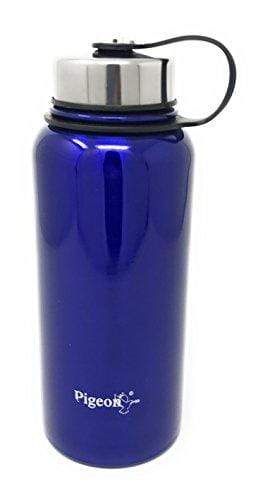Pigeon Stainless Steel Chubby Water Bottle 12000ml (Blue) - KITCHEN MART