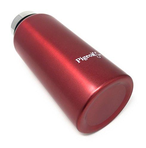 Pigeon Stainless Steel Chubby Water Bottle 12000ml (Red) - KITCHEN MART