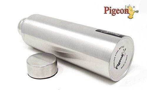 Pigeon Stainless Steel Fridge Water Bottle 1000Ml, 2Pc, Matt Finish - KITCHEN MART