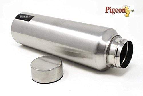 Pigeon Stainless Steel Fridge Water Bottle 1000Ml, 2Pc, Matt Finish - KITCHEN MART