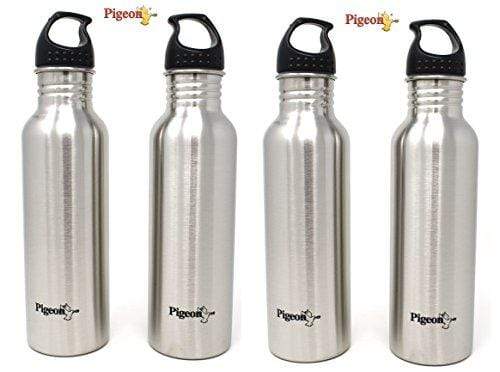 Pigeon Stainless Steel Water Bottle 750ml (Set of 4) - KITCHEN MART