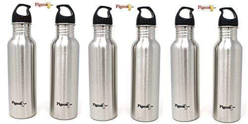 Pigeon Stainless Steel Water Bottle 750ml (Set of 6) - KITCHEN MART