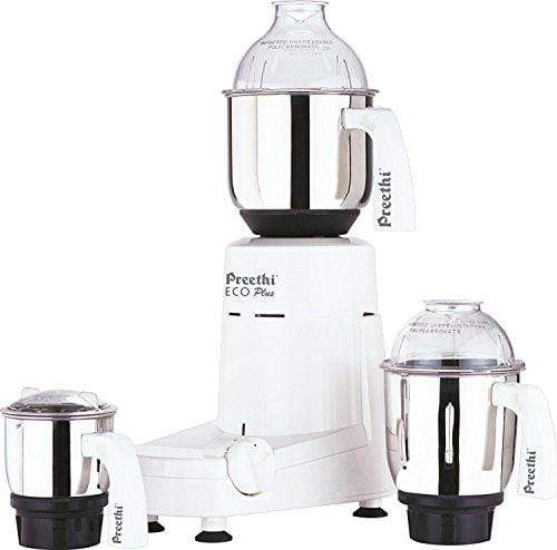Preethi Eco Plus 110 Volts Mixer Grinder (For Use In Usa & Canada Only),White - KITCHEN MART