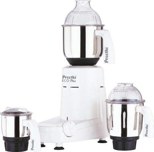 Preethi Eco Plus 550-Watt Mixer Grinder (110volts for use in USA and Canada) - KITCHEN MART