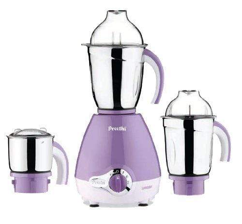 Preethi Lavender 600-Watt Mixer Grinder - KITCHEN MART