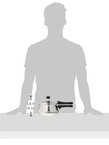 Prestige Deluxe Alpha Stainless Steel Baby Handi, 2 Litres, Silver - KITCHEN MART