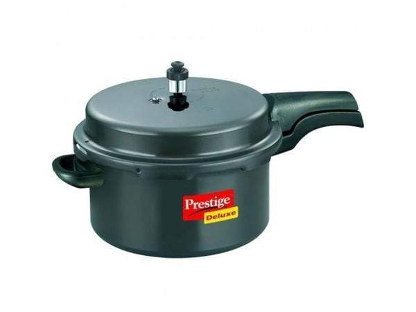 Prestige Deluxe Plus Hard Anodized Outer Lid Pressure Cooker - KITCHEN MART