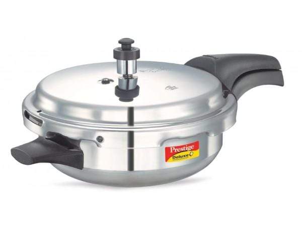 Prestige Deluxe Plus Induction Base Aluminium Pressure Cooker - KITCHEN MART