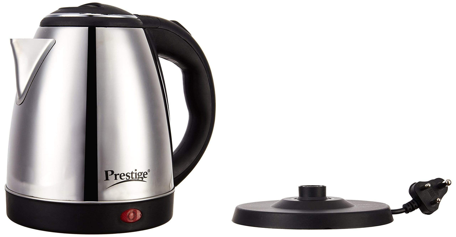 Prestige Electric Kettle PKOSS - 1500watts, Steel (1.5Ltr), Black - KITCHEN MART