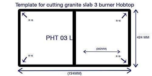 Prestige HobTOP Schott Glass Top 3 Burner Auto Ignition Gas Stove (Black and White) - KITCHEN MART