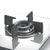 Prestige HobTOP Schott Glass Top 3 Burner Auto Ignition Gas Stove (Black and White) - KITCHEN MART