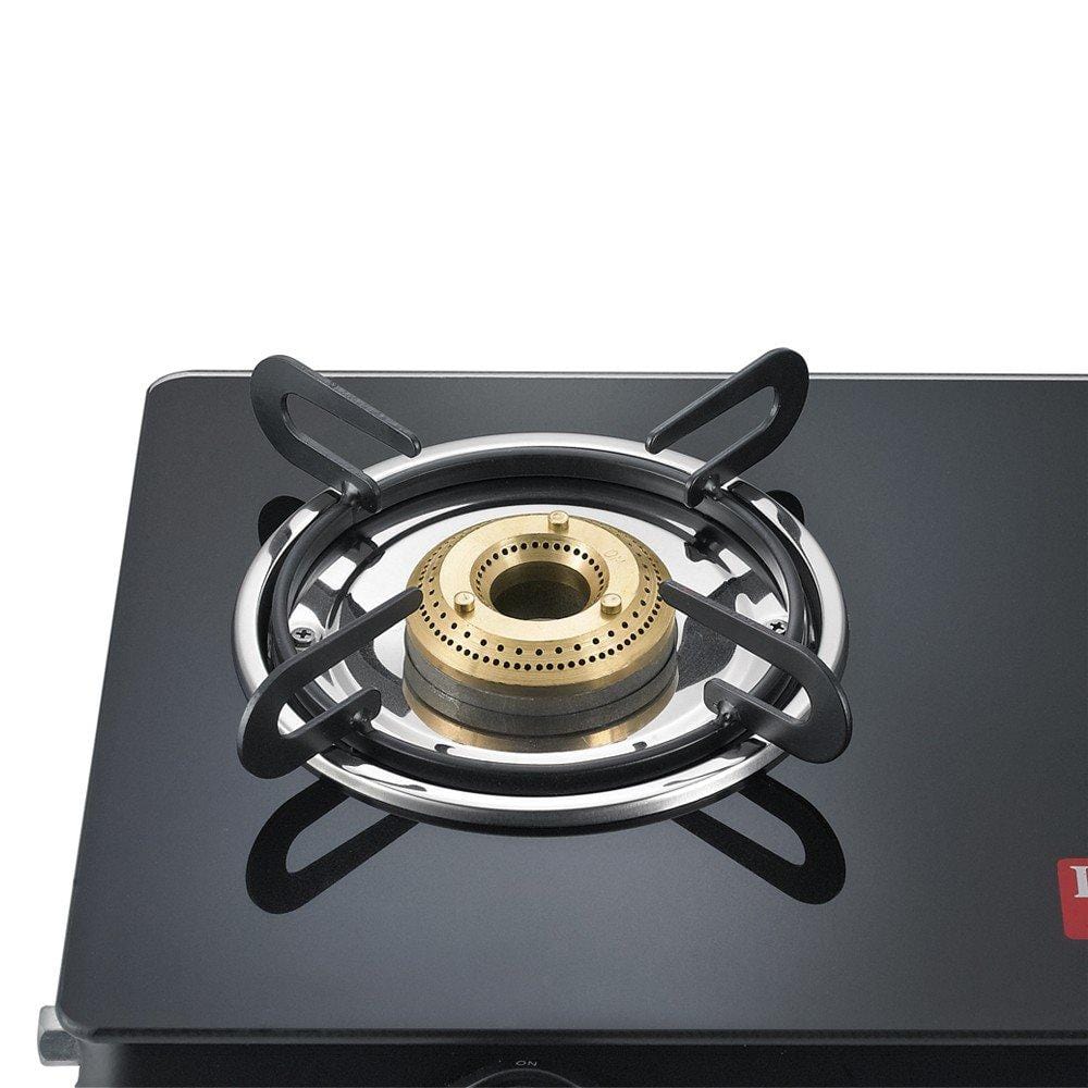Prestige Magic Glass Top GTMC 02, Manual Gas Stove  (2 Burners), ISI Certified - KITCHEN MART