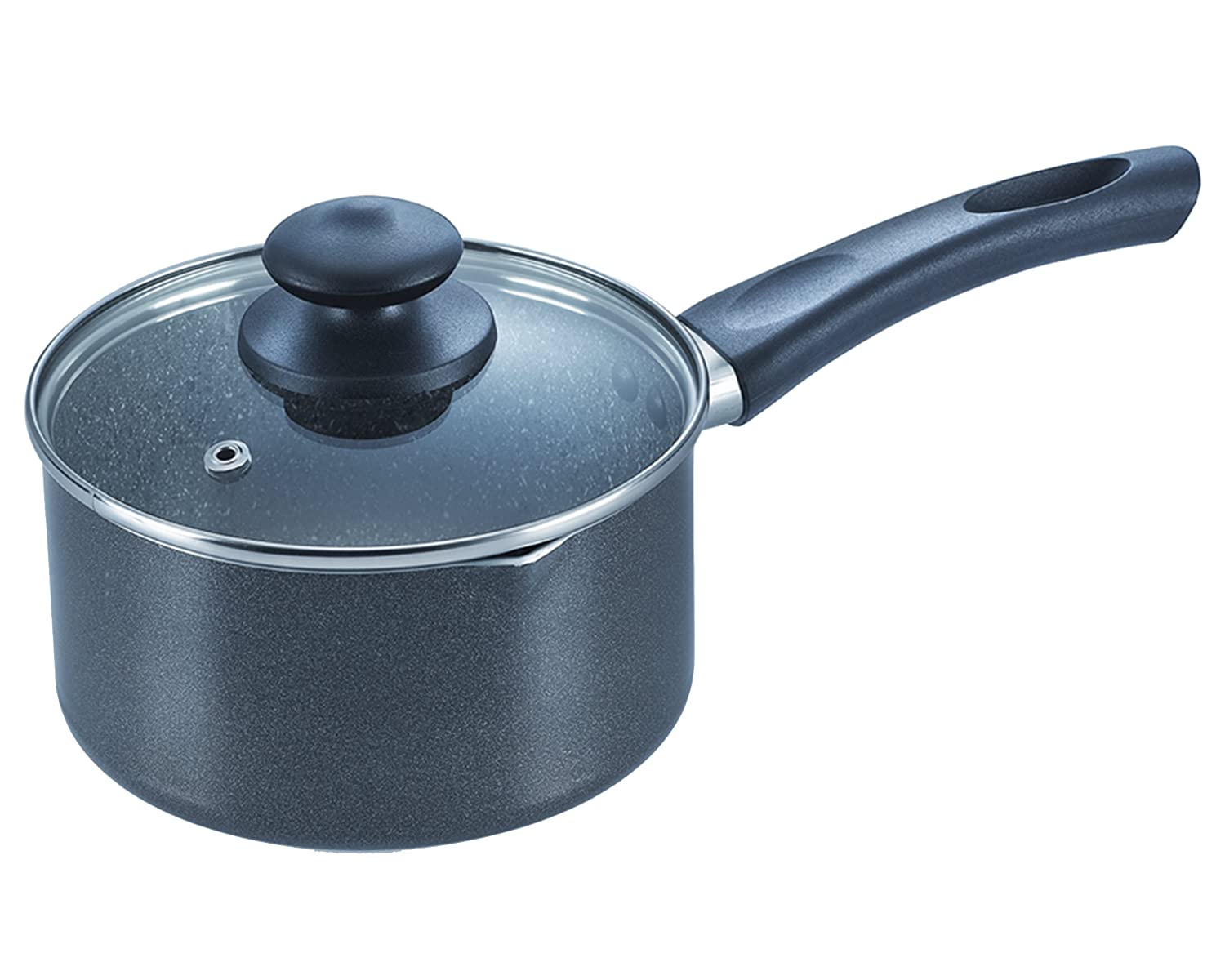 Prestige Omega Deluxe Granite Milk Pan With Lid - KITCHEN MART