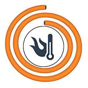 Prestige Orange LPG Hose Pipe 1.5 meters (ISI Certified) - KITCHEN MART