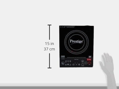 Prestige PIC 6.1 V3 2000-Watt Induction Cooktop with Touch Panel, Black - KITCHEN MART