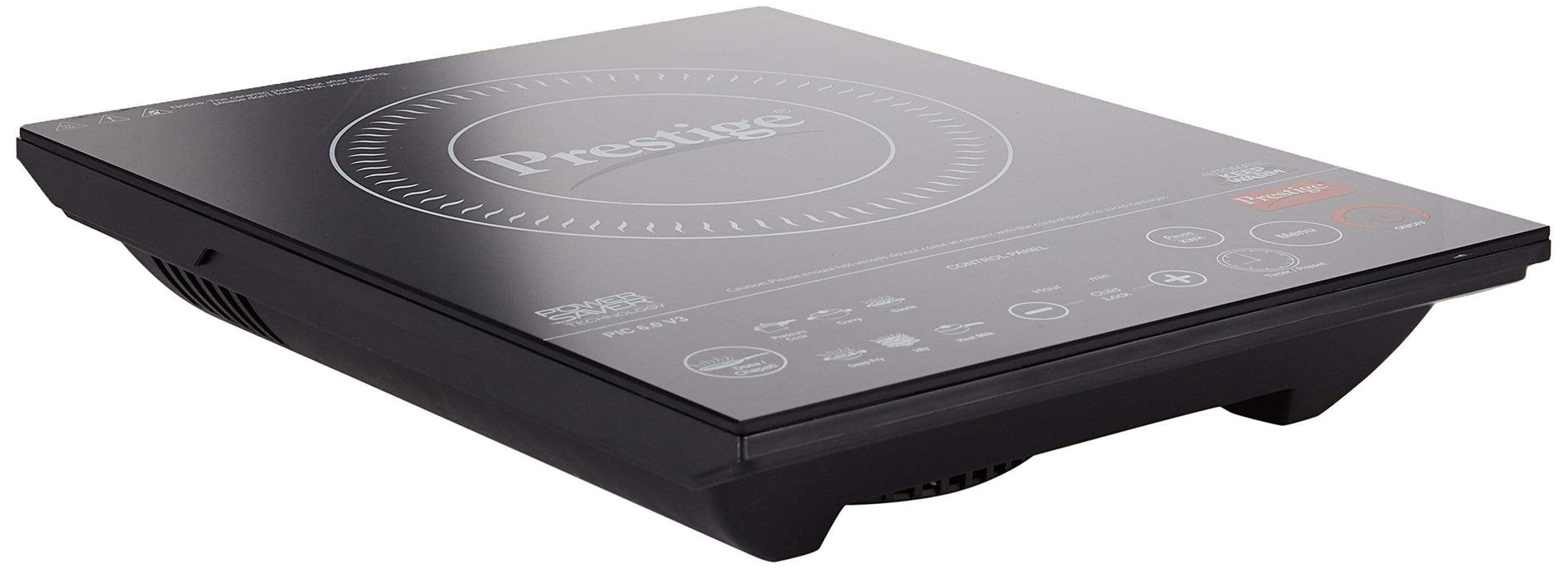 Prestige PIC 6.1 V3 2000-Watt Induction Cooktop with Touch Panel, Black - KITCHEN MART
