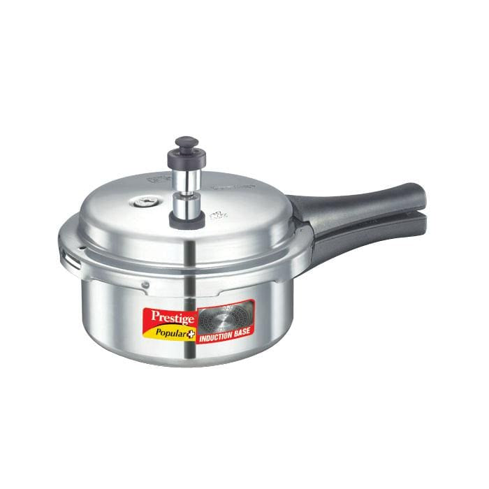 Prestige Popular Plus Induction Base Aluminium Pressure Cooker - KITCHEN MART