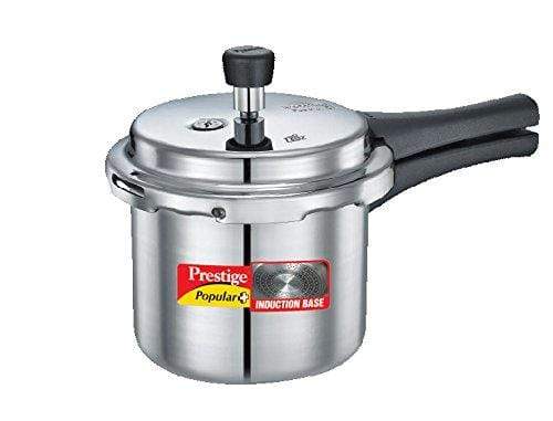 Prestige Popular Plus Induction Base Aluminium Pressure Cooker - KITCHEN MART