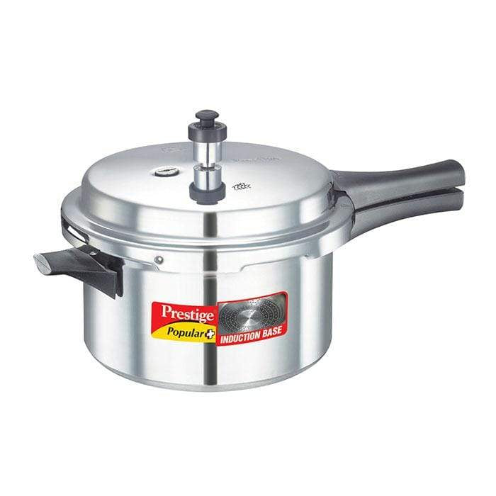 Prestige Popular Plus Induction Base Aluminium Pressure Cooker - KITCHEN MART