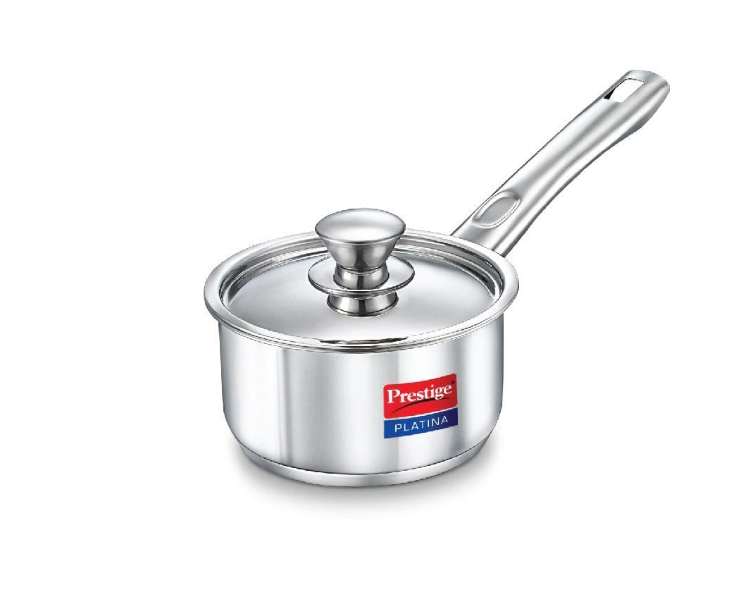 Prestige Prestige Platina Stainless Steel Saucepan With Lid - KITCHEN MART