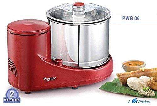 Prestige PWG06 200 Watt Wet Grinder (Red)1