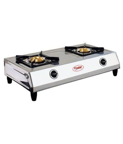 Prestige Shakti Gas Stove, 2 Burners - KITCHEN MART