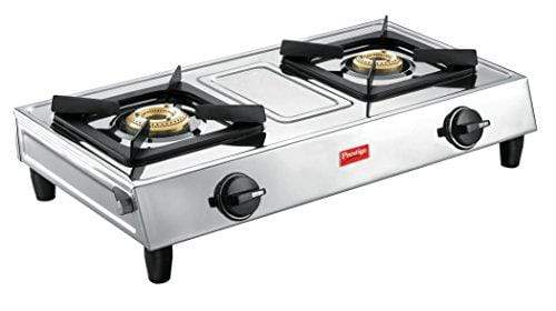 Prestige Stainless Steel Eco Gas Stove, 2 Burners - KITCHEN MART