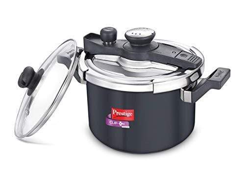 Prestige Svachh Clip-on 5 Litre Hard Anodised Pressure cooker - KITCHEN MART