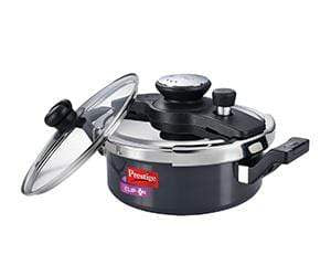 Prestige Svachh Clip-on Mini Hard Anodized 2 Litre Pressure Cooker - KITCHEN MART