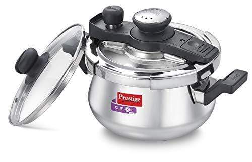 Prestige Svachh Clip-on Mini Stainless Steel 3 Litre Pressure Handi - KITCHEN MART