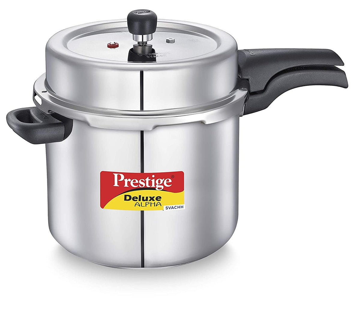 Prestige Svachh Deluxe Alpha Stainless Steel Pressure Cookers - KITCHEN MART