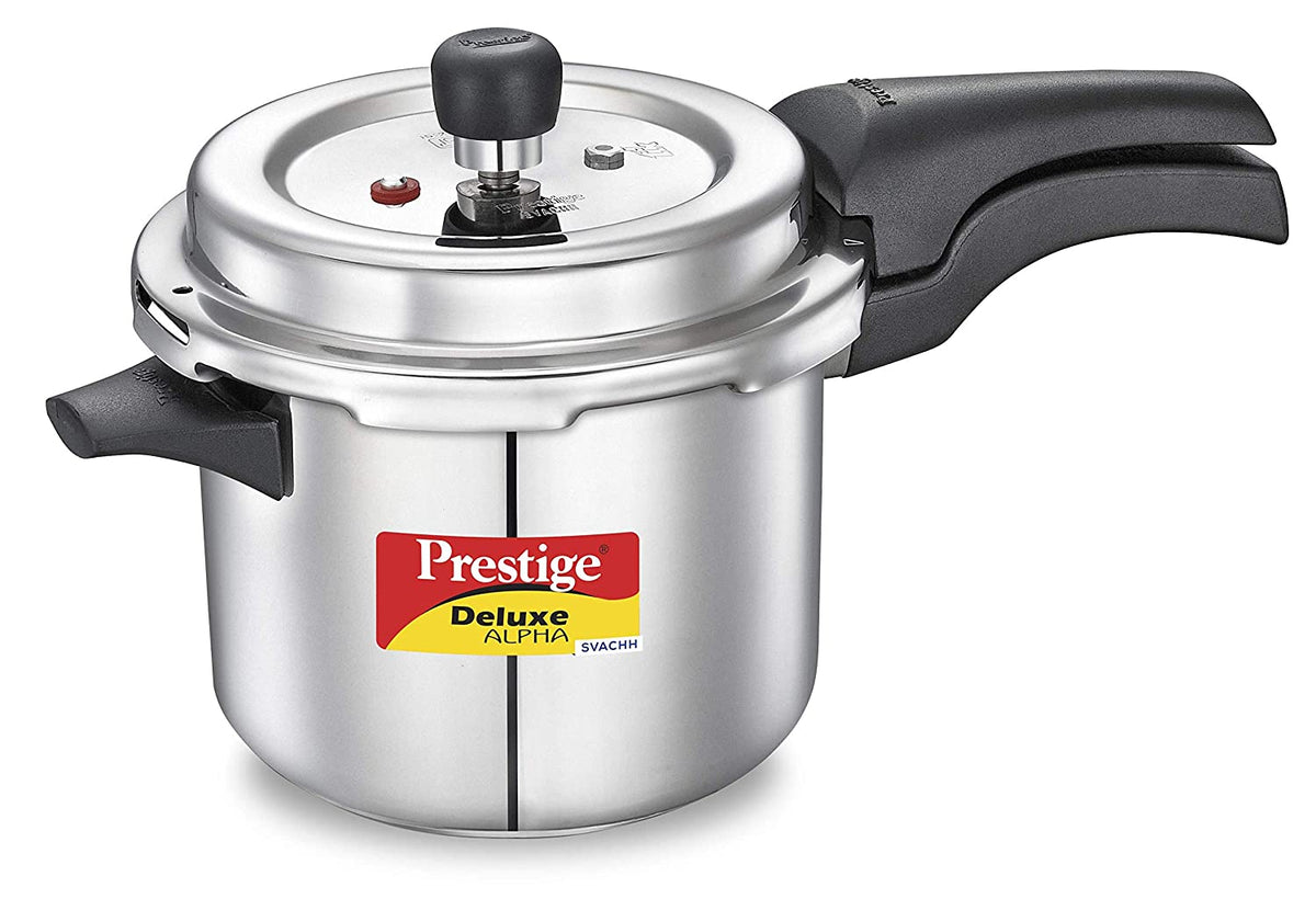 Prestige Svachh Deluxe Alpha Stainless Steel Pressure Cookers - KITCHEN MART