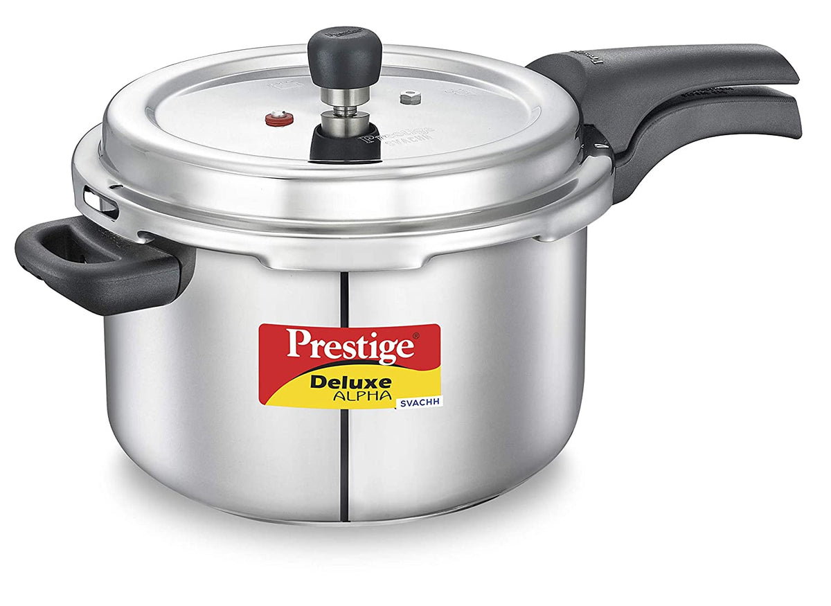 Prestige Svachh Deluxe Alpha Stainless Steel Pressure Cookers - KITCHEN MART
