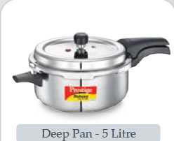 Prestige Svachh Deluxe Alpha Stainless Steel Pressure Cookers - KITCHEN MART
