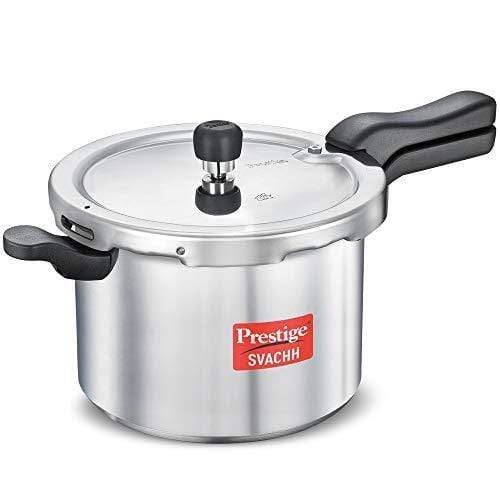 Prestige Svachh Induction Base Aluminium Pressure Cooker 5 Litre - KITCHEN MART