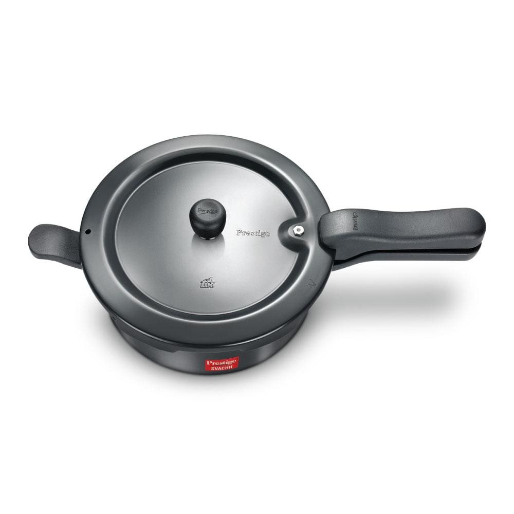 Prestige Svachh Induction Base Hard Anadoised Pressure Cooker 3.5 Litre - KITCHEN MART